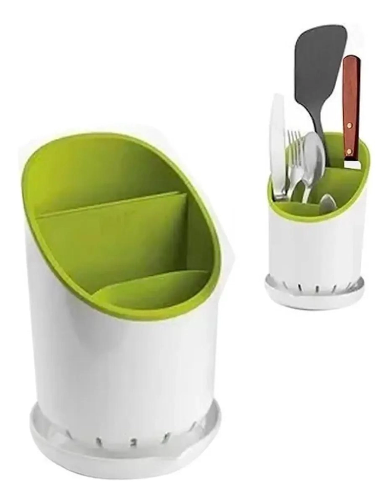 ESCURRIDOR DE CUBIERTOS CON DISEÑO ESCALONADO Y DRENAJE - 1