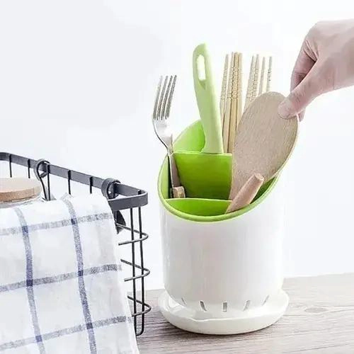 ESCURRIDOR DE CUBIERTOS CON DISEÑO ESCALONADO Y DRENAJE - 3