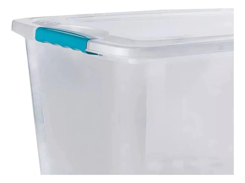 CAJA ORGANIZADORA APILABLE CON RUEDAS DE 58 LITROS - 9
