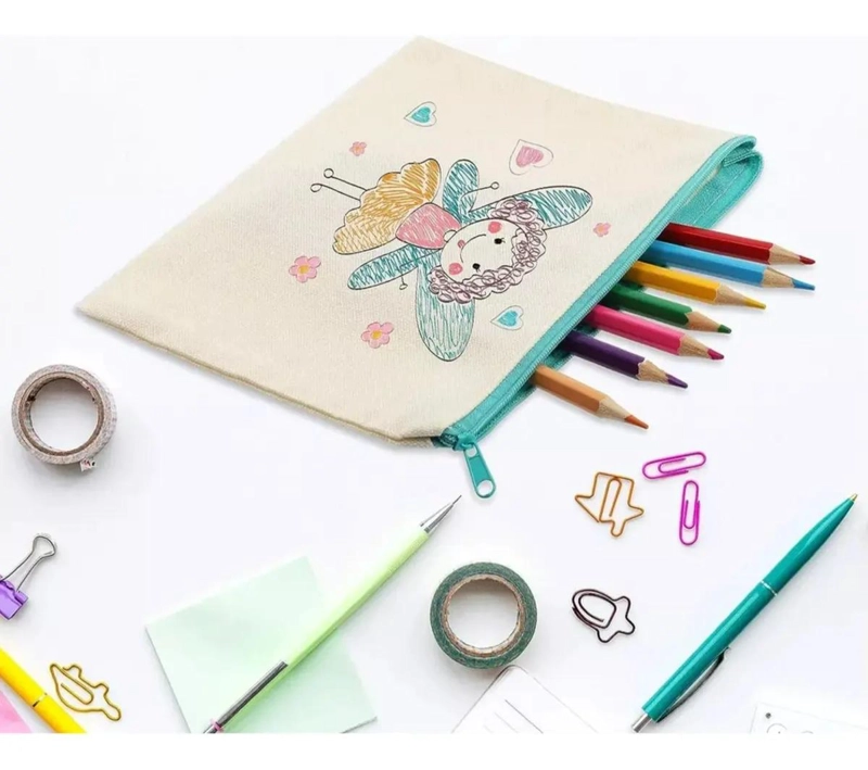 ESTUCHE COSMETIQUERO LONA 20X14CM PERSONALIZABLE - 7
