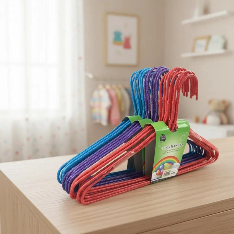 PACK DE 20 COLGADORES METALICOS PARA ROPA INFANTIL - 8