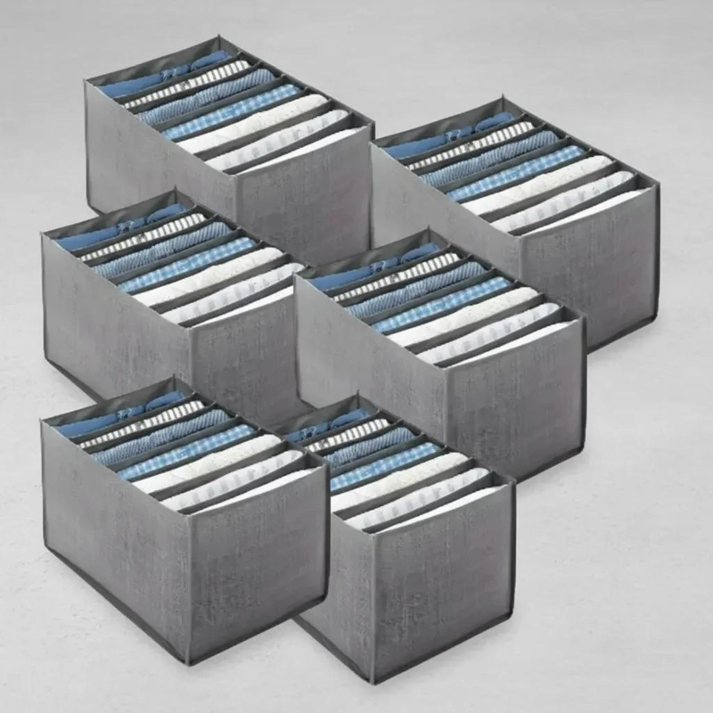 ORGANIZADOR DE ROPA PLEGABLE PARA CLOSET Y CAJONES - 1