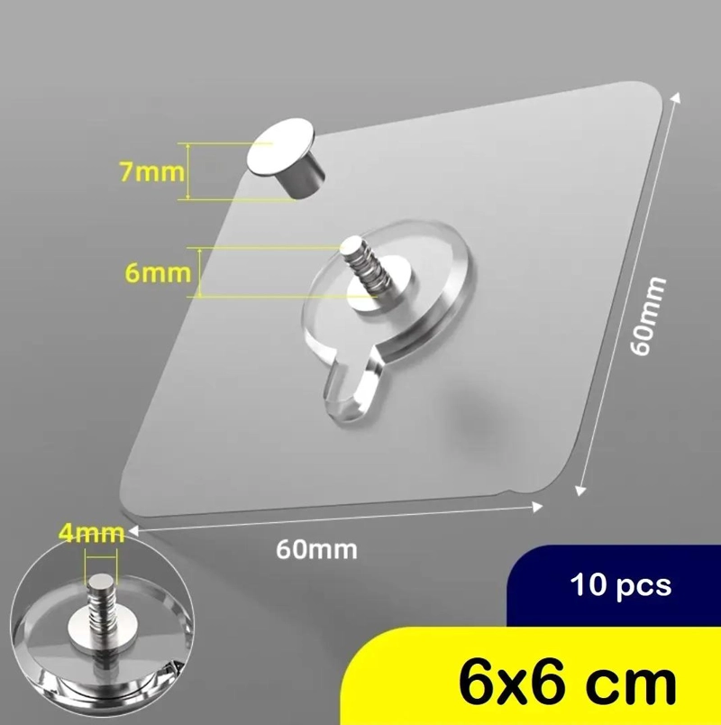 SOPORTE ADHESIVO COLGADOR PARA CUADROS PACK DE 10 PIEZAS - 3