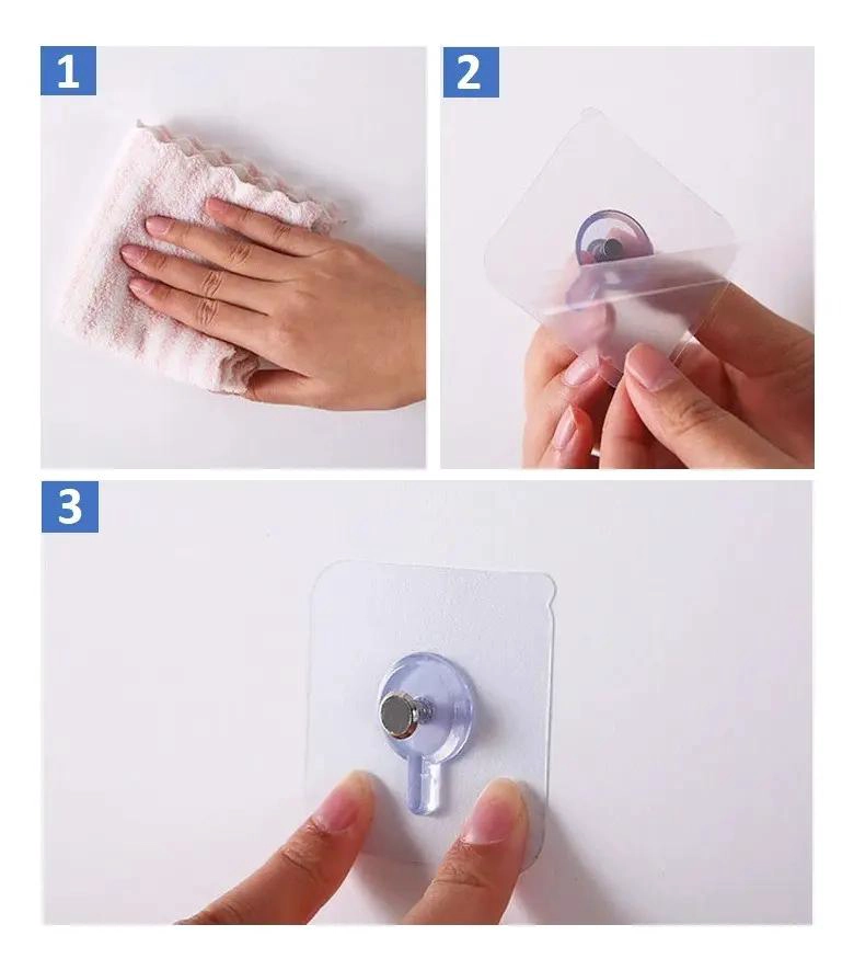SOPORTE ADHESIVO COLGADOR PARA CUADROS PACK DE 10 PIEZAS - 8