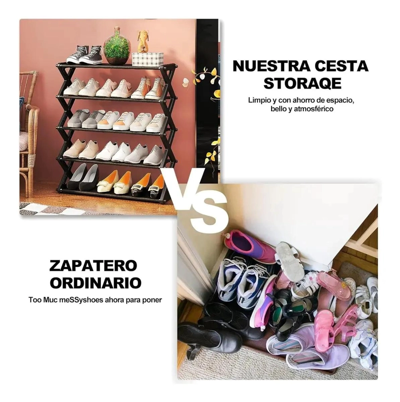 ORGANIZADOR MULTIUSO DE ZAPATOS 5 NIVELES PARA HOGAR - 7
