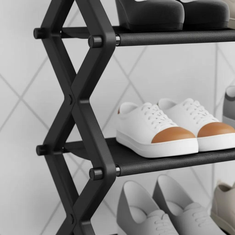 ZAPATERO PLEGABLE DE 5 NIVELES PARA 15 PARES DE CALZADO - 3