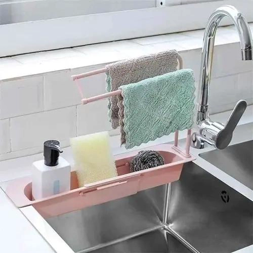 ESCURRIDOR ORGANIZADOR AJUSTABLE PARA UTENSILIOS DE COCINA - 1