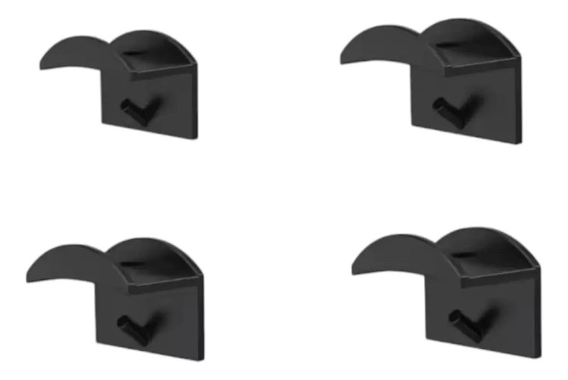 SET DE 4 GANCHOS ORGANIZADORES PARA GORRAS EN PARED - 8