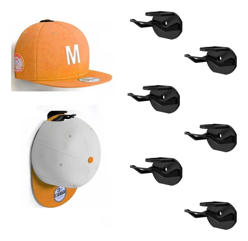 GANCHOS ADHESIVOS PARA ORGANIZAR SOMBREROS Y GORRAS - 1