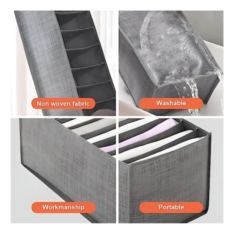 ORGANIZADOR PLEGABLE PARA ROPA Y ACCESORIOS EN TELA - 6
