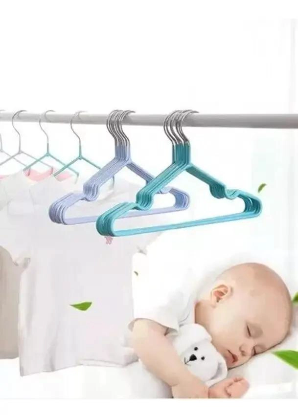 GANCHOS COLGADORES ANTIDESLIZANTES PARA ROPA NIÑOS 50 PCS - 1