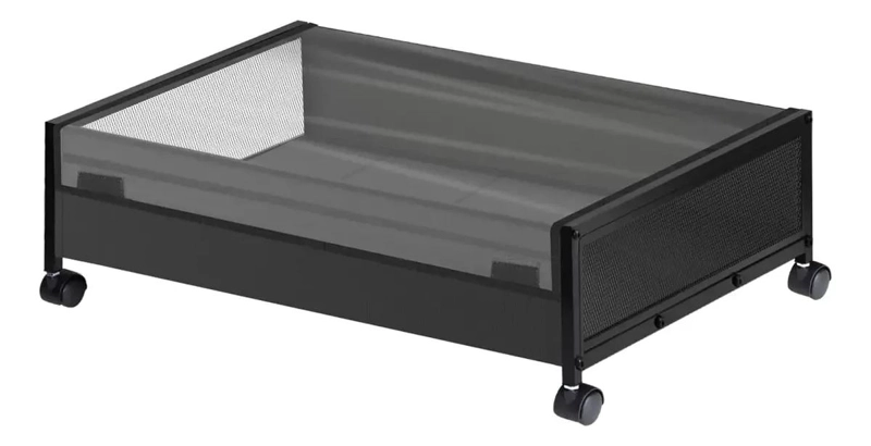 CAJA DE ALMACENAMIENTO BAJO CAMA CON RUEDAS Y CUBIERTA ANTIPOLVO - 9