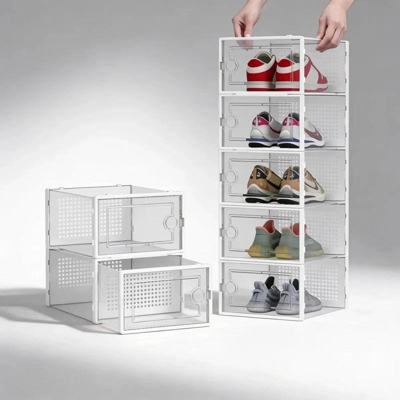 ORGANIZADOR APILABLE PARA CALZADO Y ACCESORIOS EN PLASTICO - 6