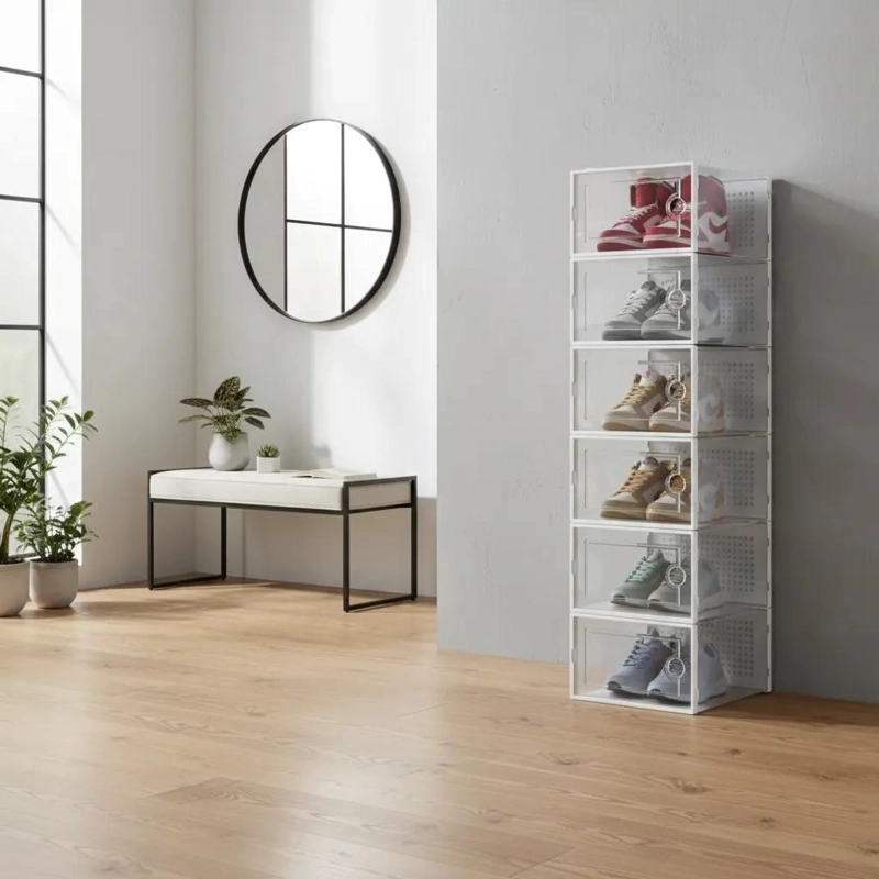 ORGANIZADOR APILABLE PARA CALZADO Y ACCESORIOS EN PLASTICO - 8