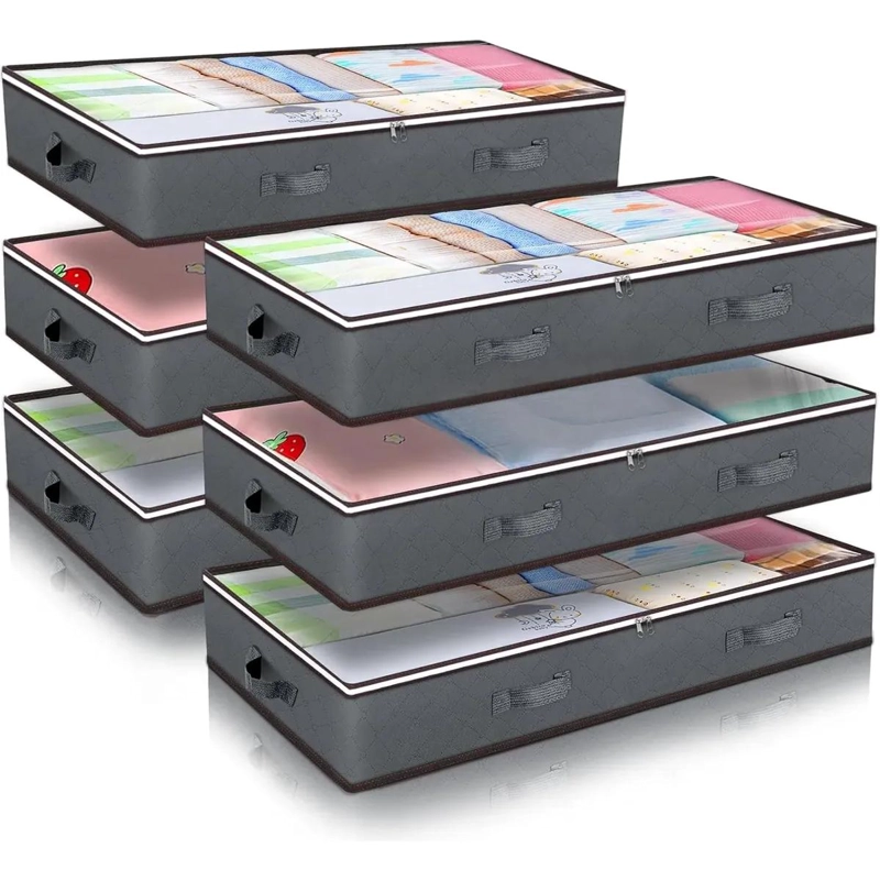 CAJAS ORGANIZADORAS PLEGABLES PARA ALMACENAMIENTO BAJO CAMA - 1