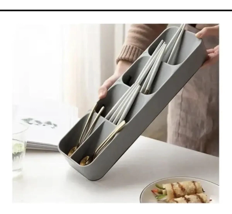 ORGANIZADOR DE CUBIERTOS COMPACTO PARA CAJONES DE COCINA - 3