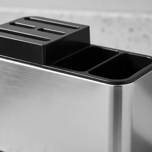ESCURRIDOR DE CUBIERTOS Y CUCHILLOS DE ACERO INOXIDABLE PARA COCINA - 4