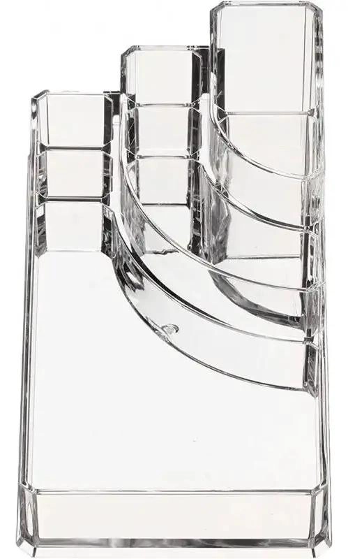 ORGANIZADOR ACRILICO PARA MAQUILLAJE Y LABIALES CON 8 COMPARTIMIENTOS - 2