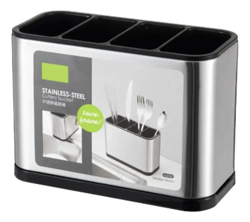 ESCURRIDOR DE CUBIERTOS DE ACERO INOXIDABLE CON SEPARADORES - 2