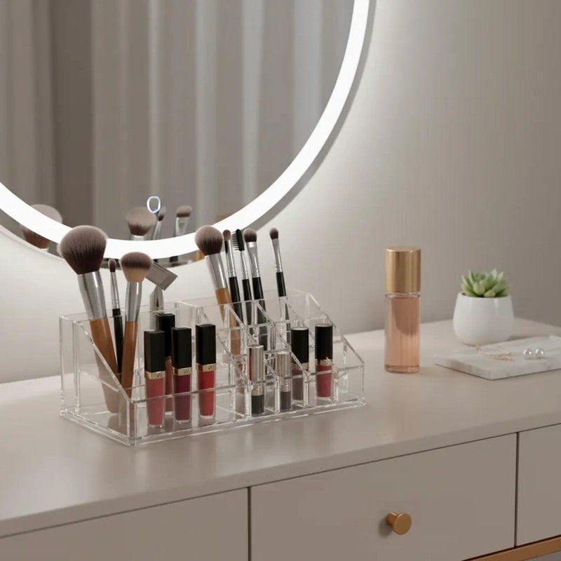 ORGANIZADOR RECTANGULAR PARA MAQUILLAJE Y ACCESORIOS - 4