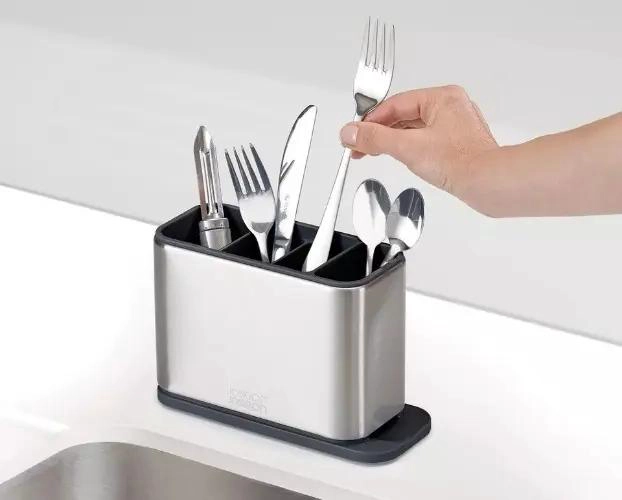 ESCURRIDOR DE UTENSILIOS DE COCINA EN ACERO INOXIDABLE - 4