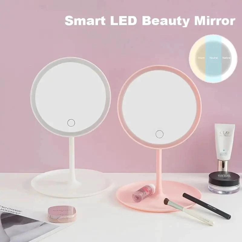 ESPEJO ILUMINADO TACTIL PARA MAQUILLAJE CON LUZ LED - 7