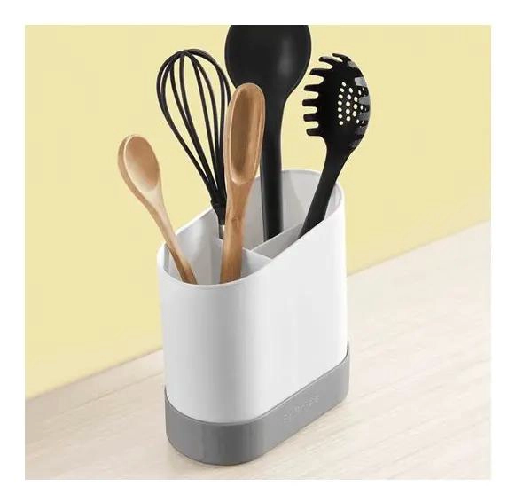 ORGANIZADOR DE UTENSILIOS CON CHAROLA ESCURRIDORA PARA COCINA Y BAÑO - 2