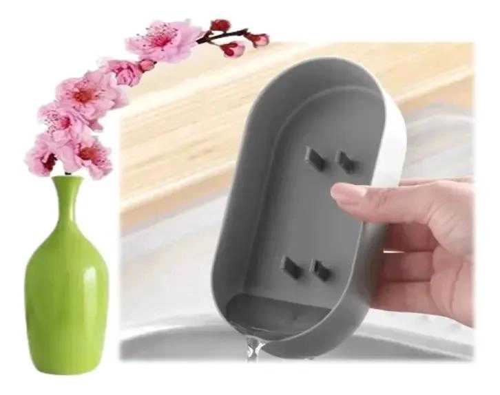 ORGANIZADOR DE UTENSILIOS CON CHAROLA ESCURRIDORA PARA COCINA Y BAÑO - 5