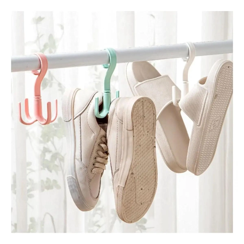 JUEGO DE 10 PERCHAS GIRATORIAS MULTIFUNCIONALES PARA ACCESORIOS - 3