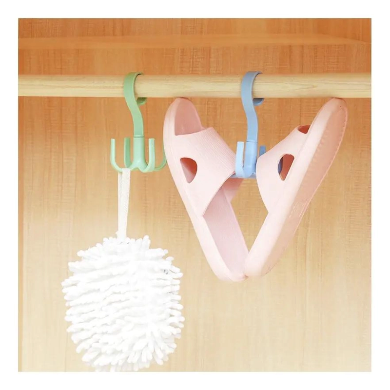 JUEGO DE 10 PERCHAS GIRATORIAS MULTIFUNCIONALES PARA ACCESORIOS - 5