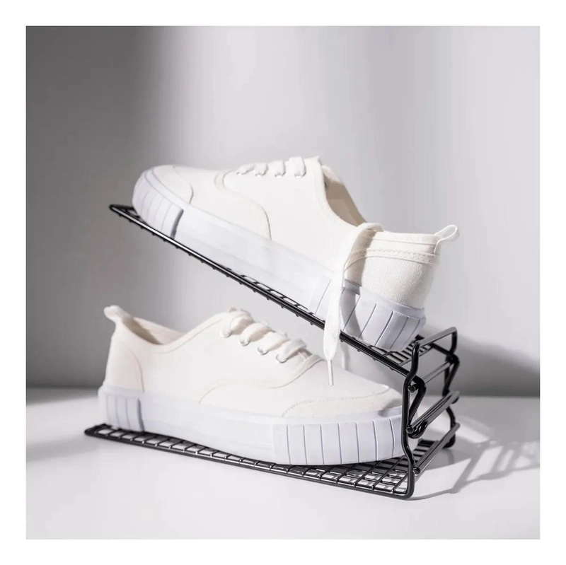 ORGANIZADOR DE ZAPATOS AJUSTABLE EN 3 ALTURAS PARA ESPACIOS REDUCIDOS - 5