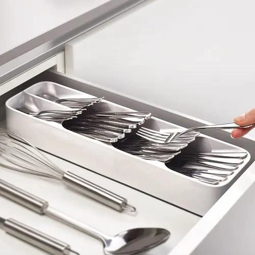 ORGANIZADOR DE CUBIERTOS CON 5 COMPARTIMENTOS PARA COCINA - 3