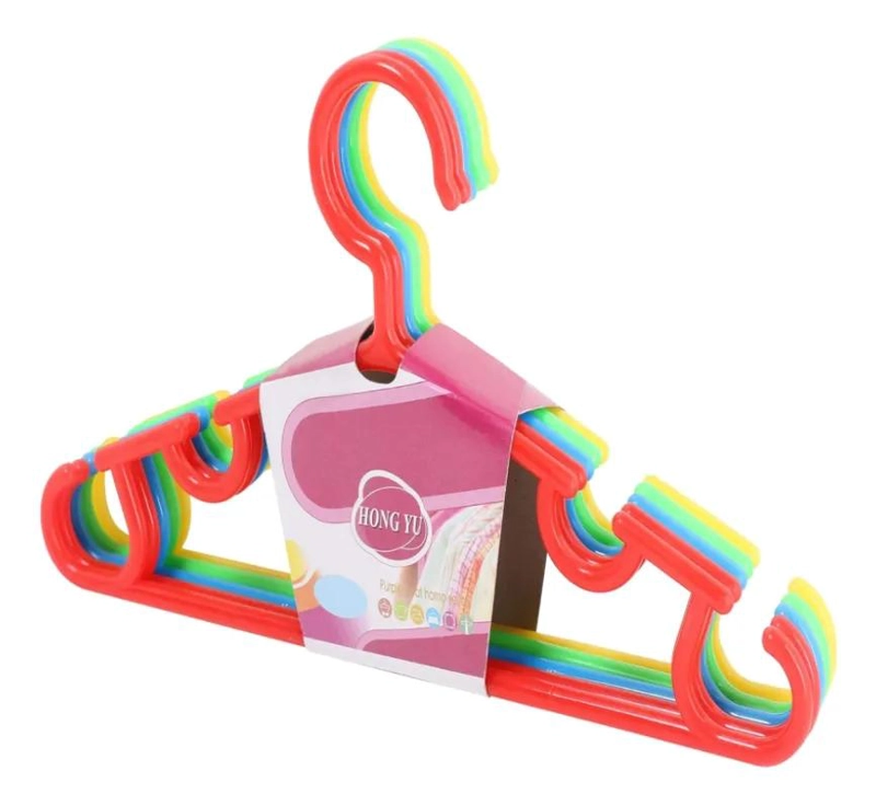 SET DE 10 GANCHOS COLGADORES PARA ROPA INFANTIL COLORES SURTIDOS - 5