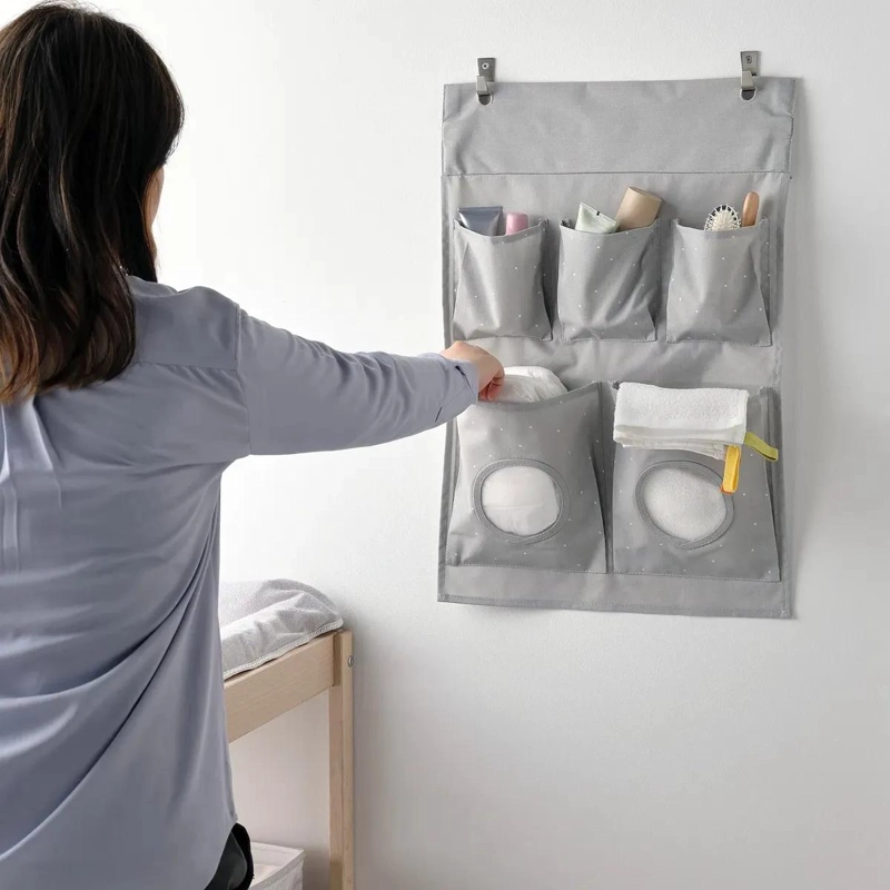 ORGANIZADOR COLGANTE INFANTIL DE POLIE STER CON MULTIPLES BOLSILLOS - 6