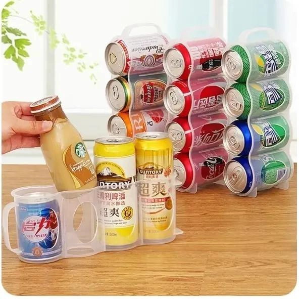 SOPORTE ORGANIZADOR PARA CERVEZAS Y BOTELLAS EN NEVERA - 5