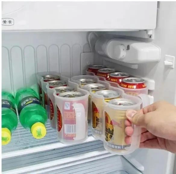 SOPORTE ORGANIZADOR PARA CERVEZAS Y BOTELLAS EN NEVERA - 6