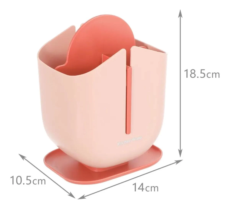 ESCURRIDOR DE CUBIERTOS Y UTENSILIOS COMPACTO DE COLORES - 3