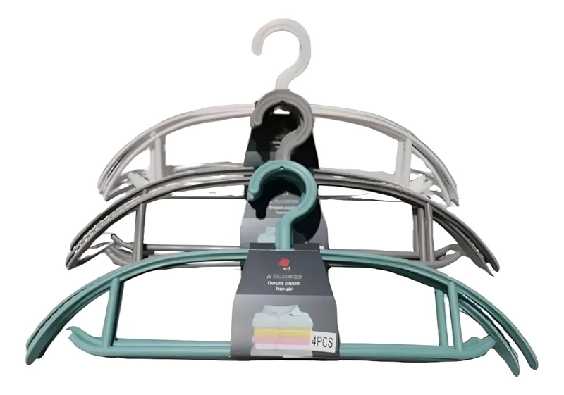 PACK DE 8 PERCHAS ANTIDESLIZANTES PARA ROPA - 1