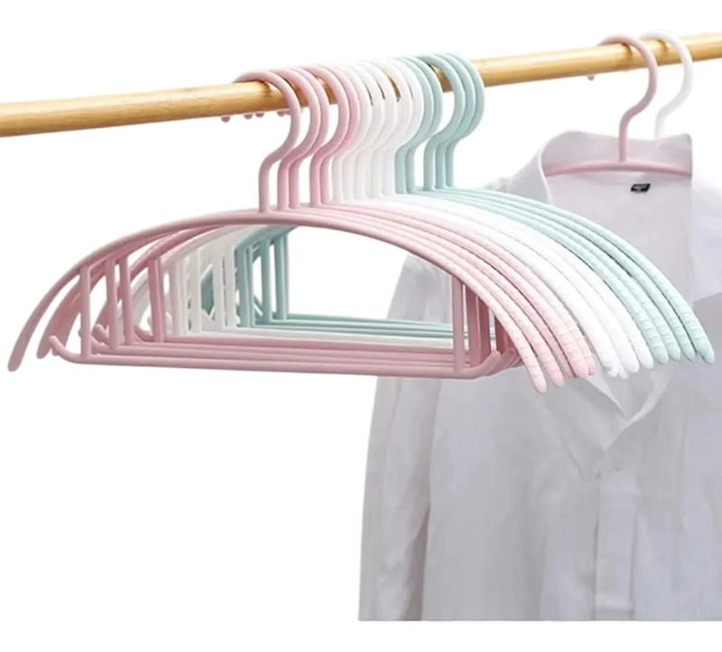 PACK DE 8 PERCHAS ANTIDESLIZANTES PARA ROPA - 2