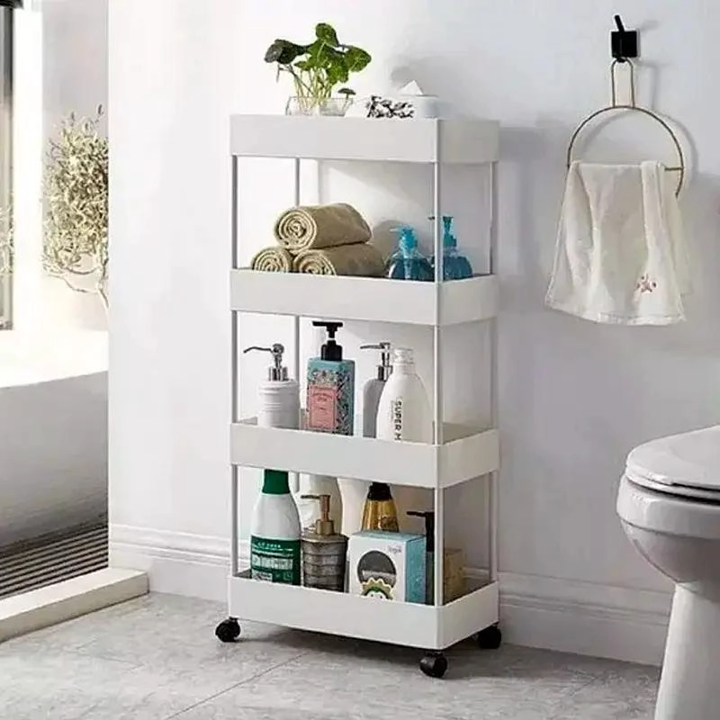 CARRITO ORGANIZADOR DELGADO DE 4 NIVELES PARA BAÑO Y COCINA - 3