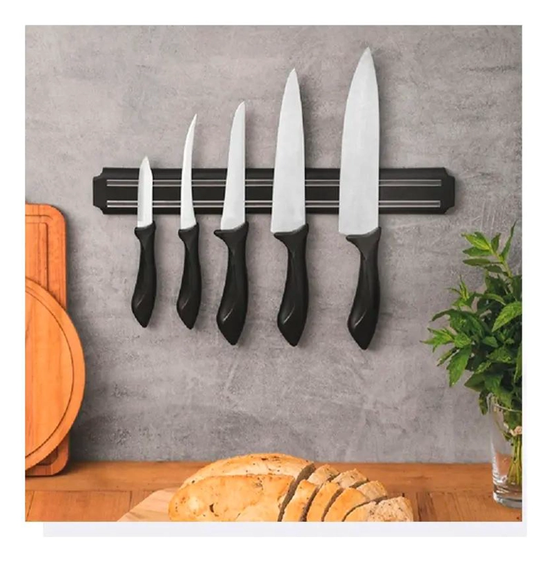 KIT DE 3 SOPORTES MAGNE TICOS PARA CUCHILLOS Y UTENSILIOS DE 33 CM - 2