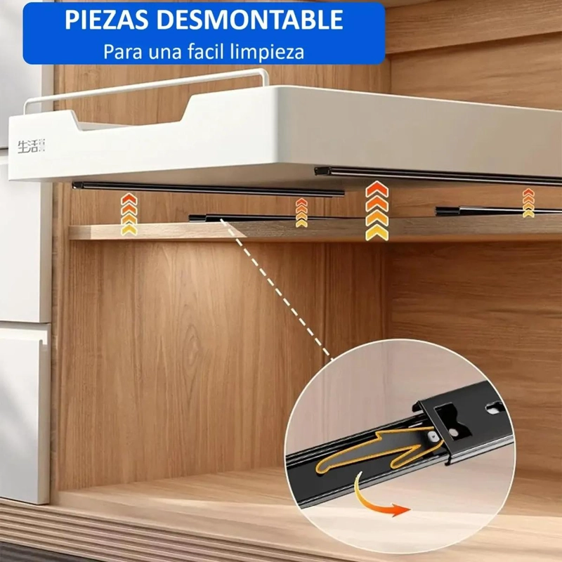 ORGANIZADOR EXTRAIBLE DE COCINA PARA BAJO FREGADERO - 4