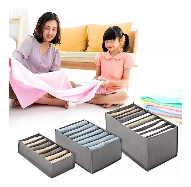 PACK DE 6 ORGANIZADORES PLEGABLES PARA ROPA Y ACCESORIOS - 6