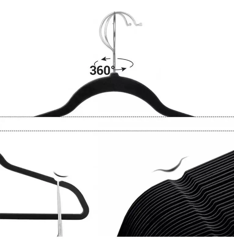 COLGADORES DE ROPA TERCIOPELO ANTIDESLIZANTE PACK DE 10 - 8