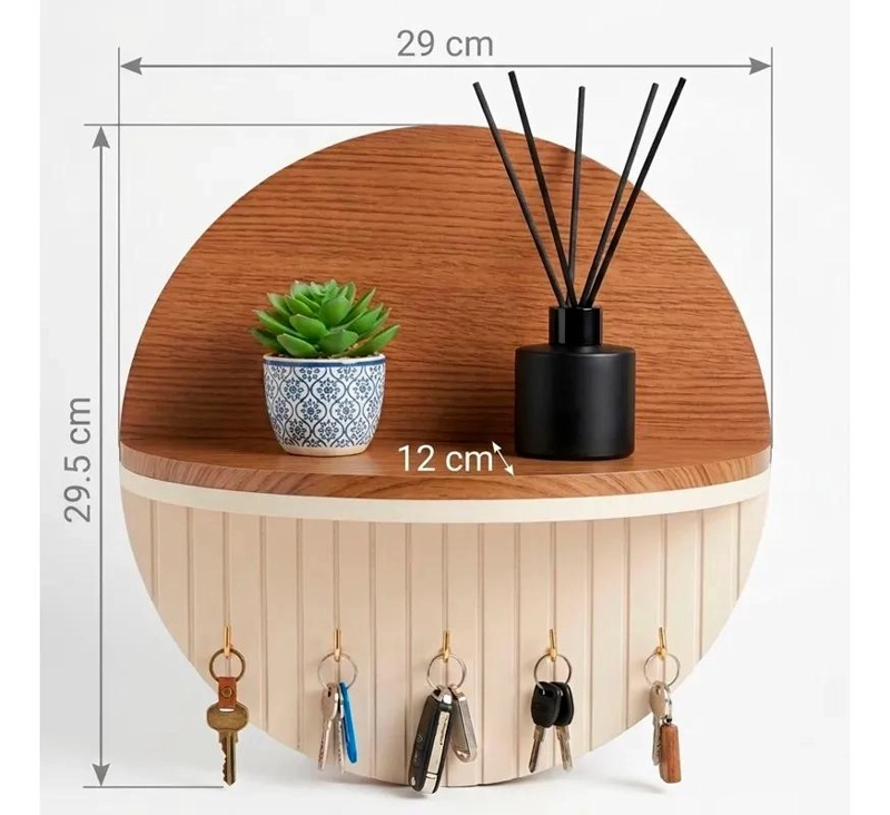 ORGANIZADOR DE PARED PARA LLAVES Y CORRESPONDENCIA - 3