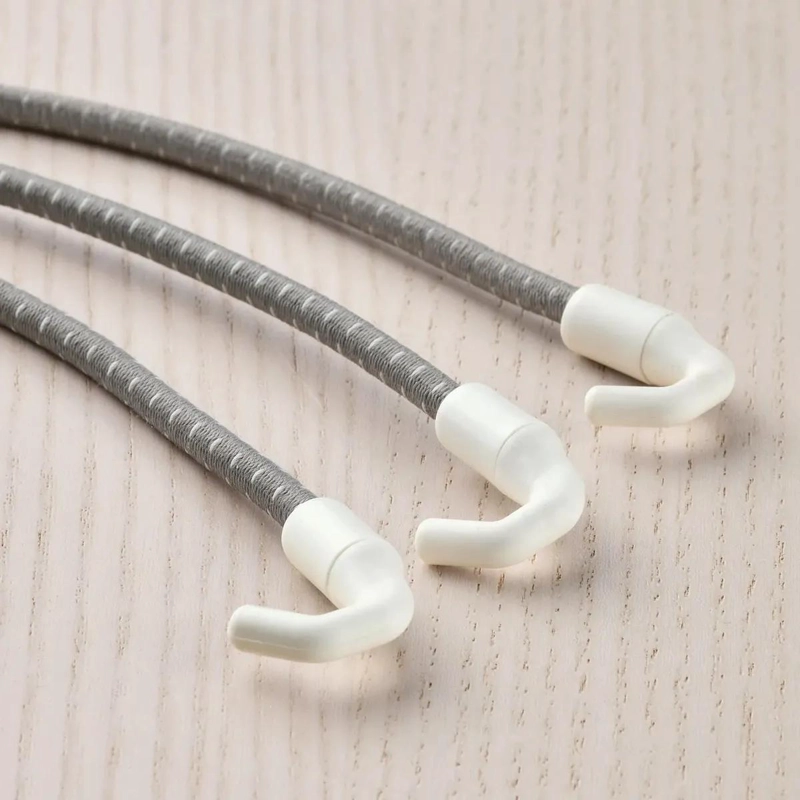 CORDONES ELASTICOS GRISES PARA ORGANIZAR PARED 27 CM PACK DE 3 - 1