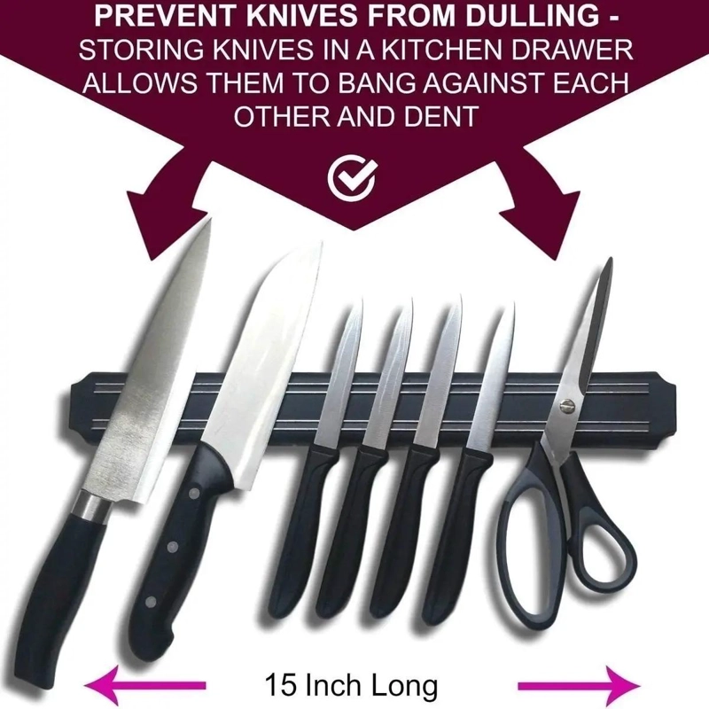 BARRA MAGNE TICA PARA CUCHILLOS Y UTENSILIOS DE COCINA - 2