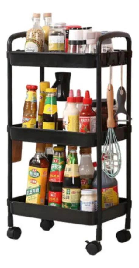 CARRITO ORGANIZADOR DE VERDURAS Y FRUTAS CON RUEDAS - 5