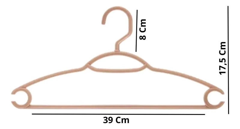 PACK DE 30 COLGADORES ANTIDESLIZANTES PARA ROPA EN COLOR NEGRO - 8