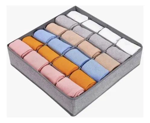 ORGANIZADOR PLEGABLE DE CAJON CON 24 DIVISIONES EN GRIS - 3